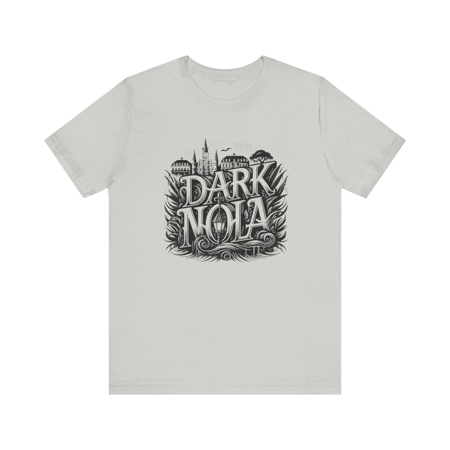Dark Nola Spanish Moss Unisex Jersey Short Sleeve Tee