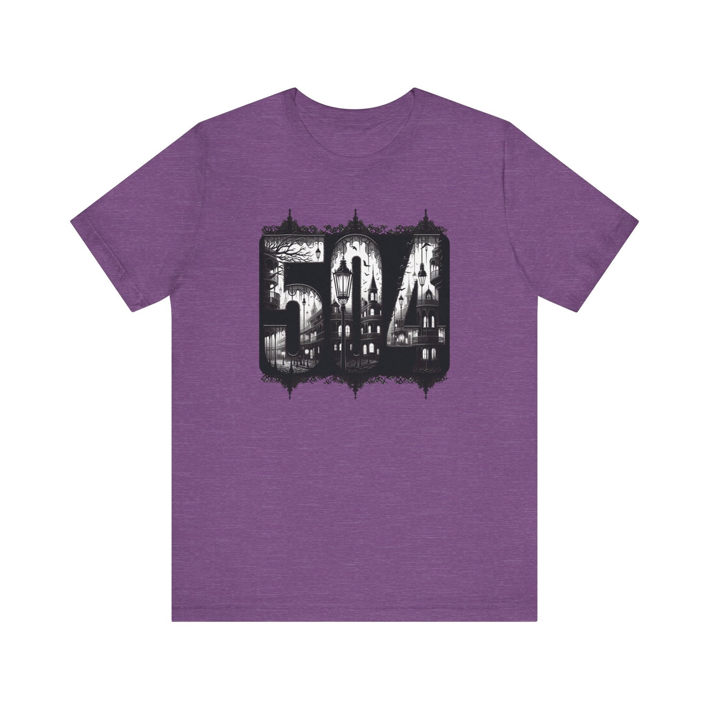 Black Victorian 504 Unisex Jersey Short Sleeve Tee