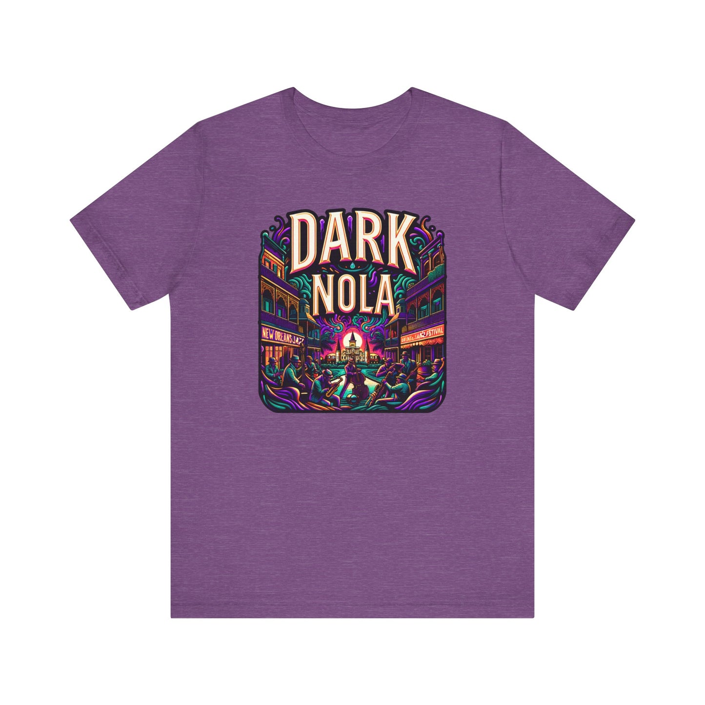 Dark Nola Jazz Festival Unisex Jersey Short Sleeve Tee