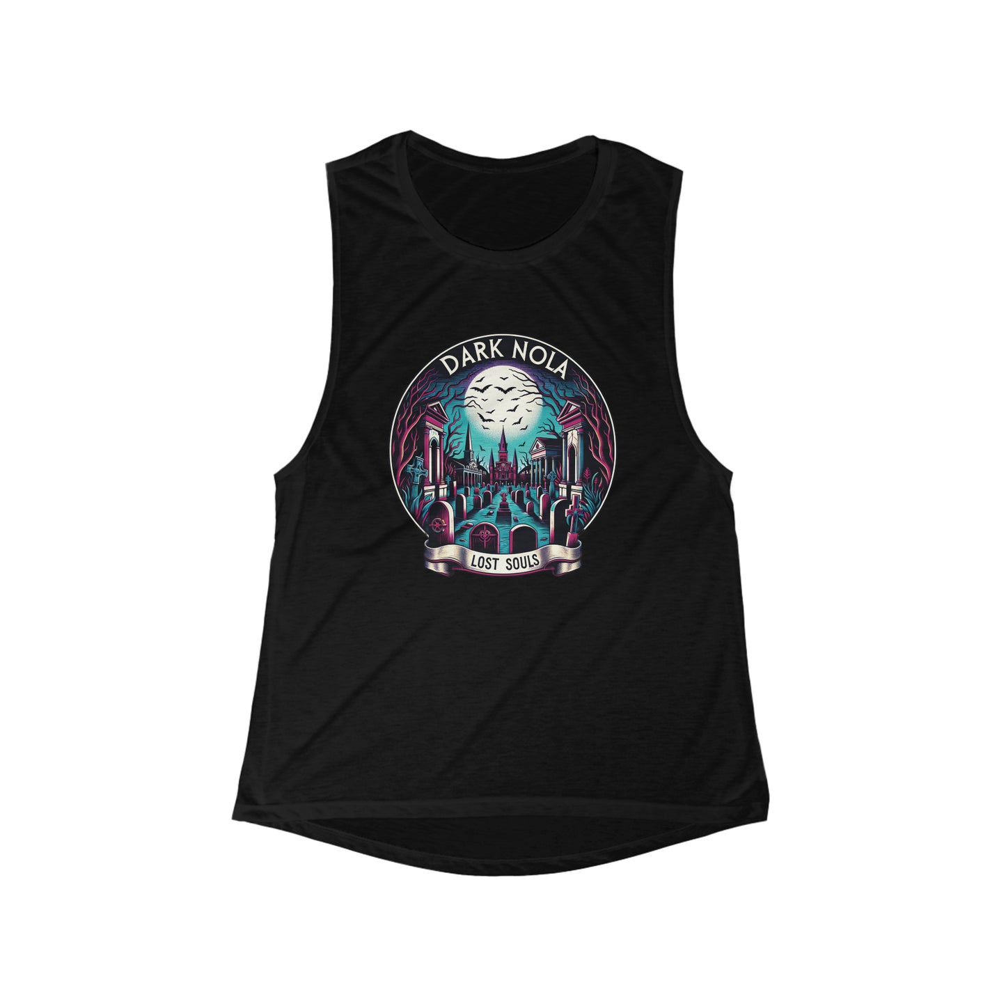 Dark Nola Lost Souls Women's Flowy Scoop Muscle Tank