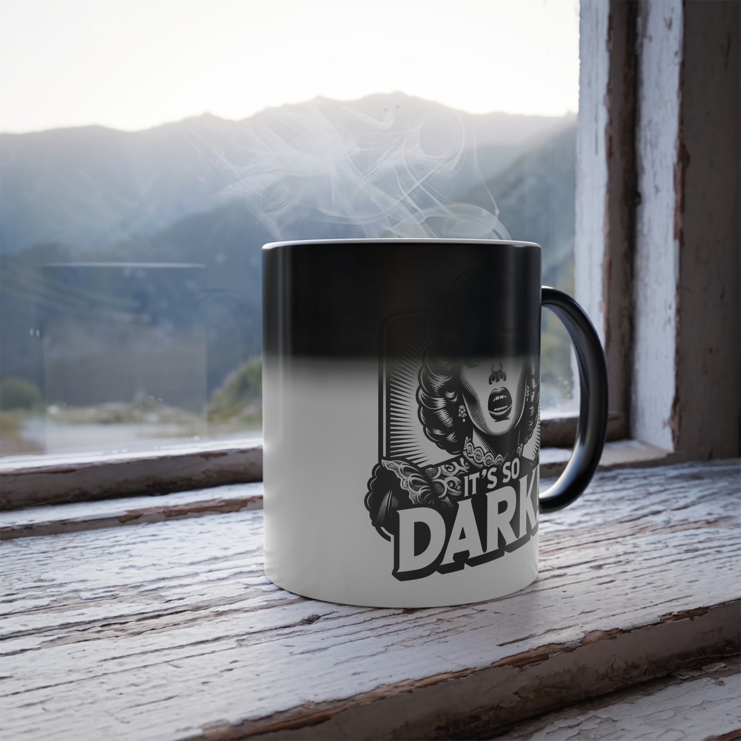 "It's So Dark!" Color Morphing Mug, 11oz