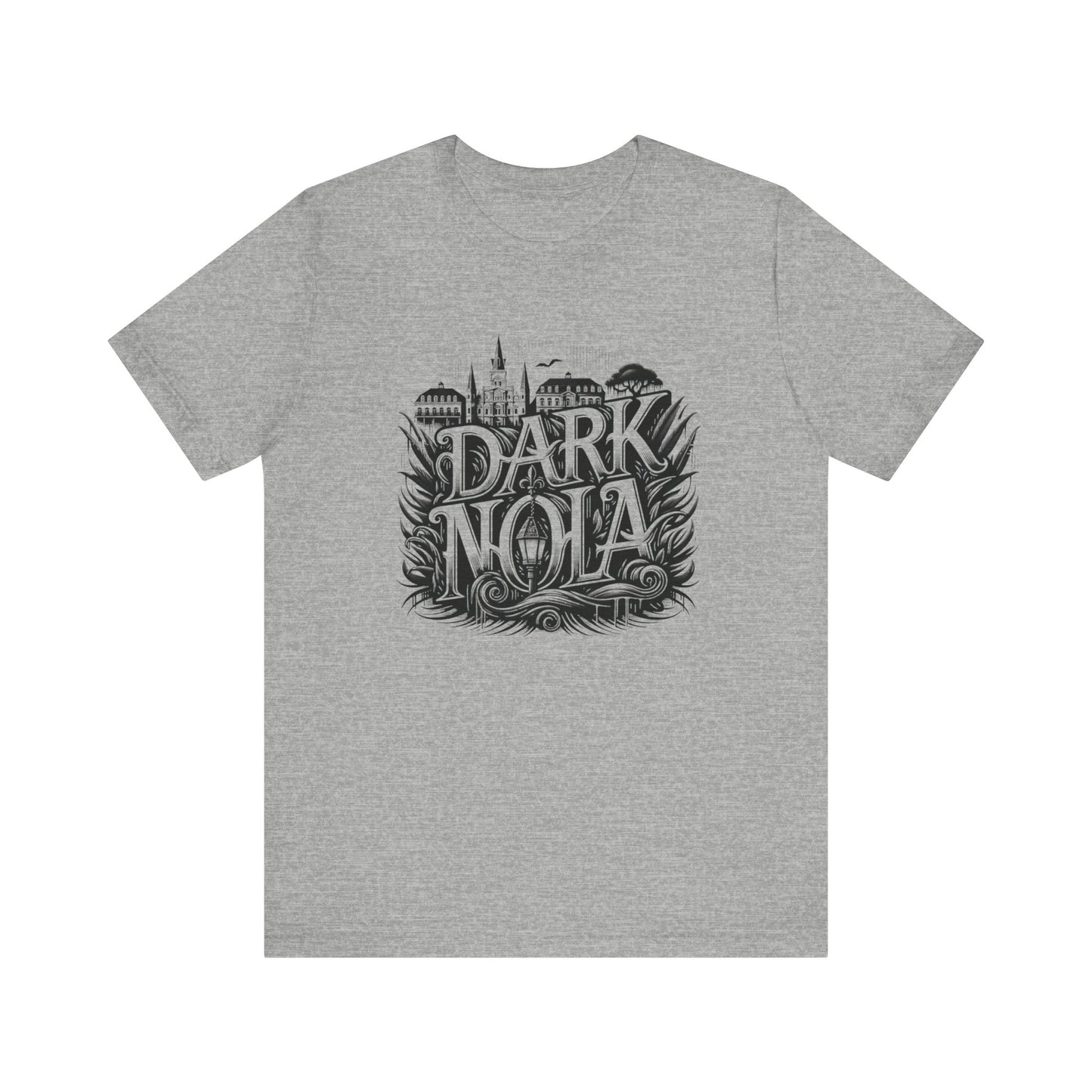 Dark Nola Spanish Moss Unisex Jersey Short Sleeve Tee