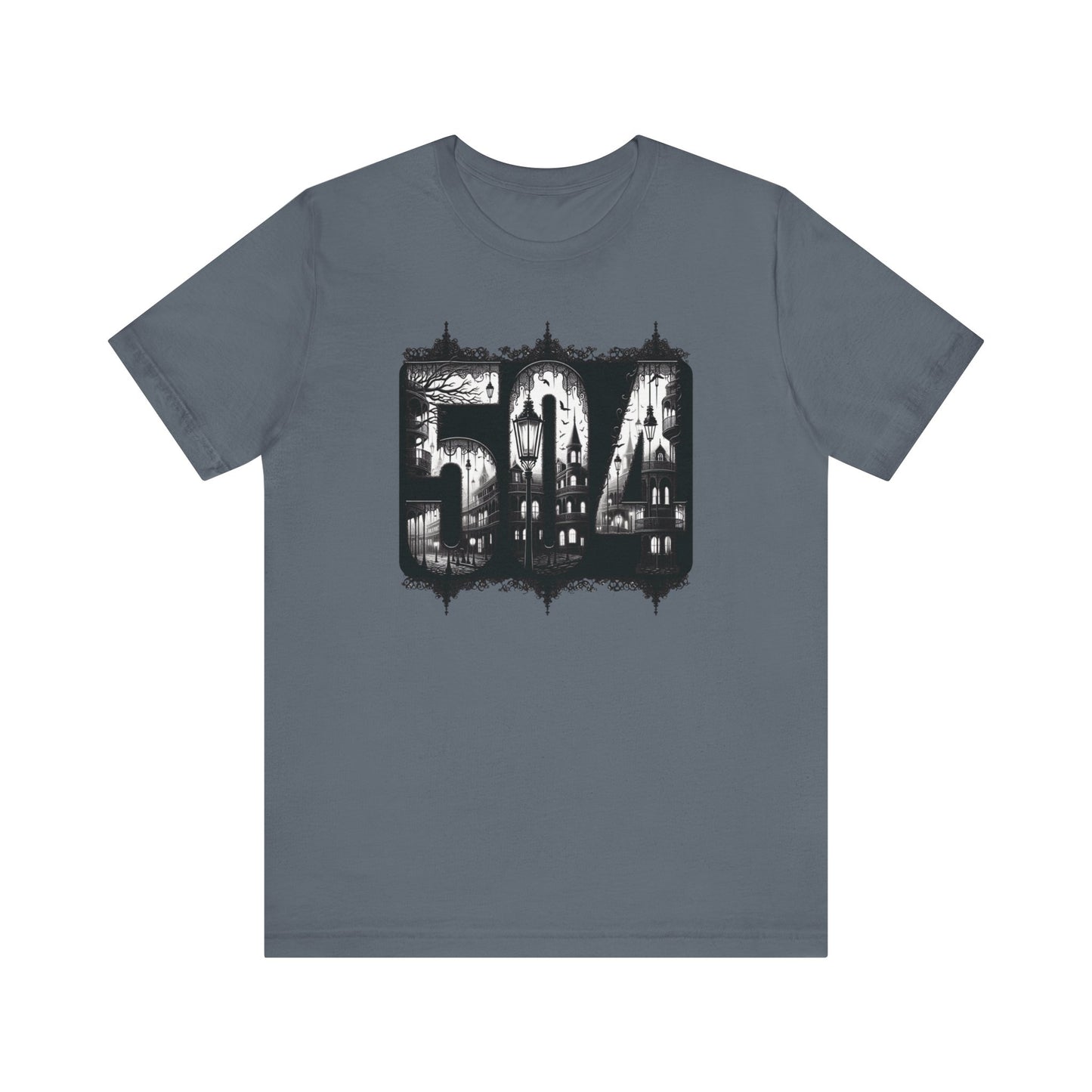 Black Victorian 504 Unisex Jersey Short Sleeve Tee