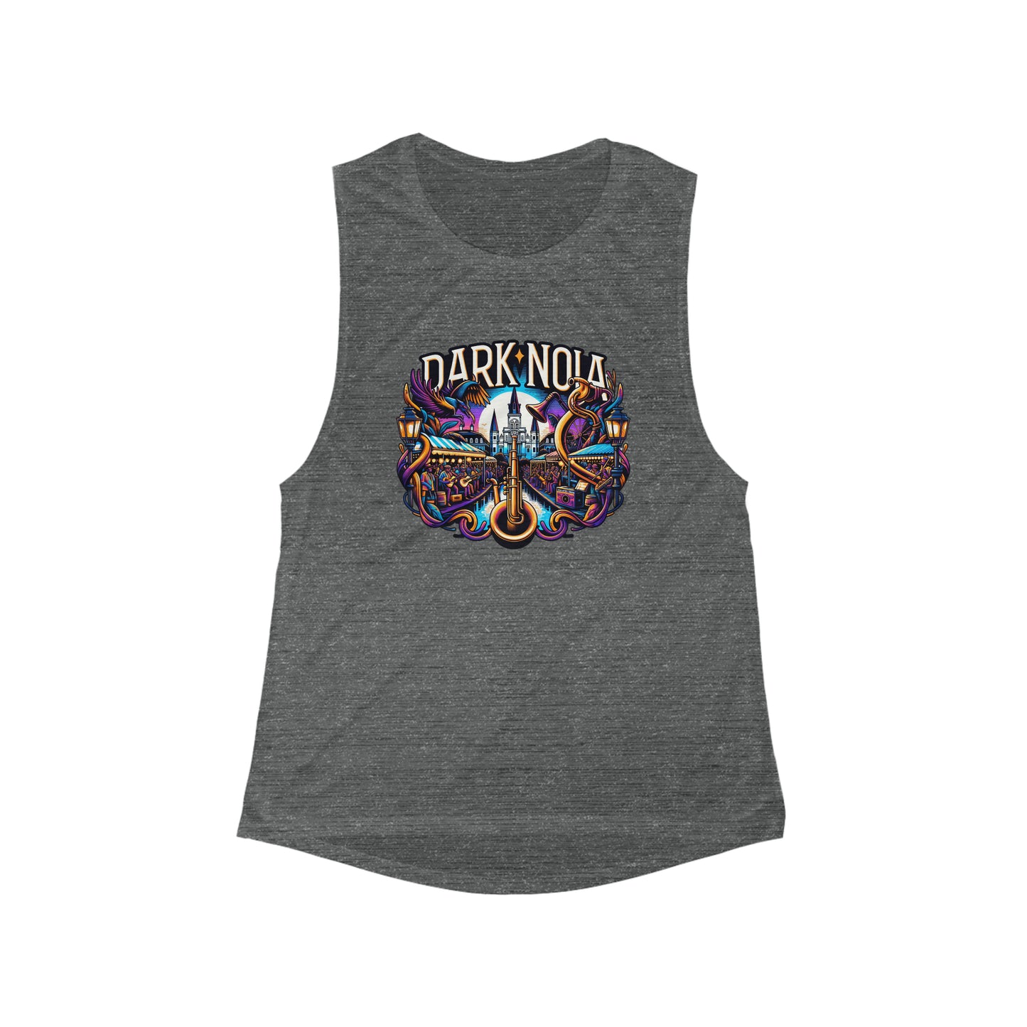 Dark Nola Big Brass Women's Flowy Scoop Muscle Tank