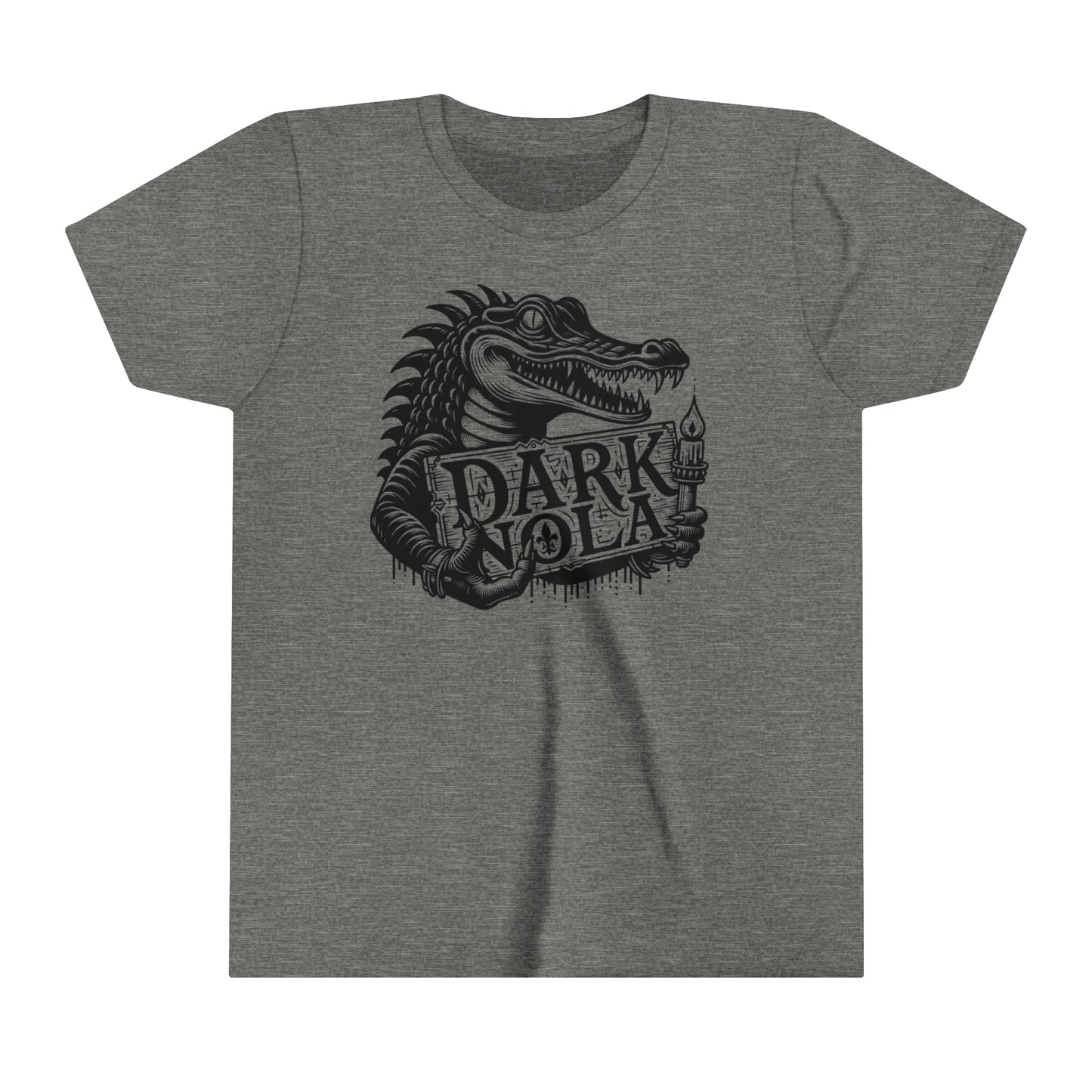 Dark Nola Gator Youth Short Sleeve Tee