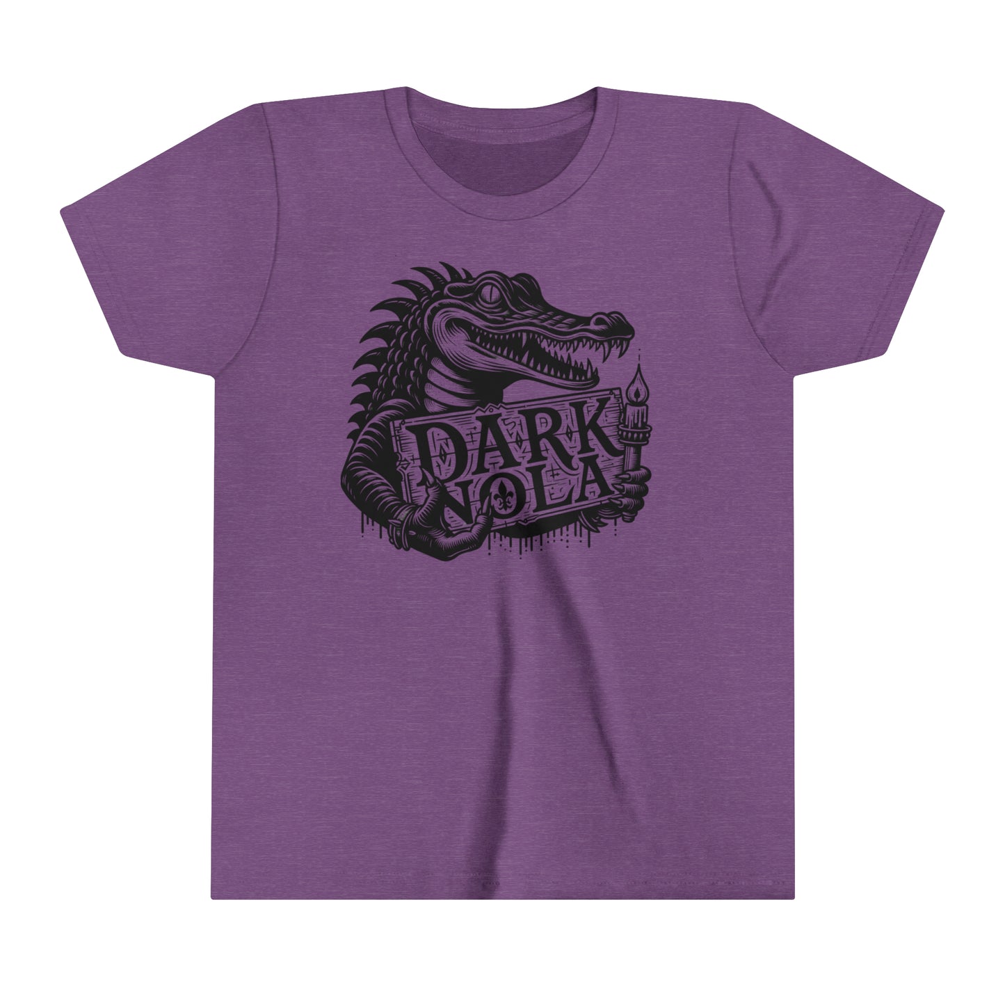 Dark Nola Gator Youth Short Sleeve Tee