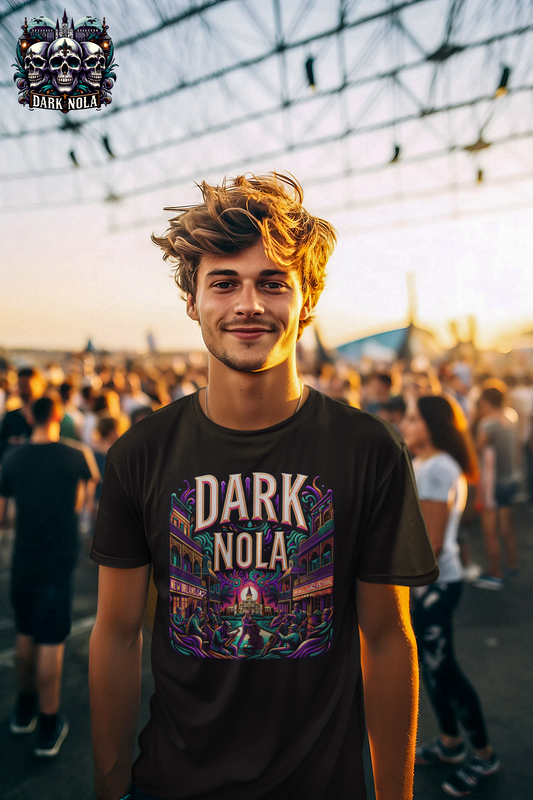 Dark Nola Jazz Festival Unisex Jersey Short Sleeve Tee