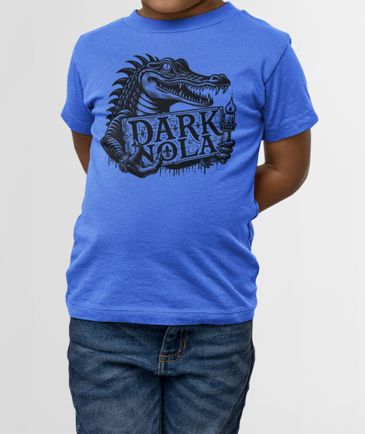 Dark Nola Gator Youth Short Sleeve Tee