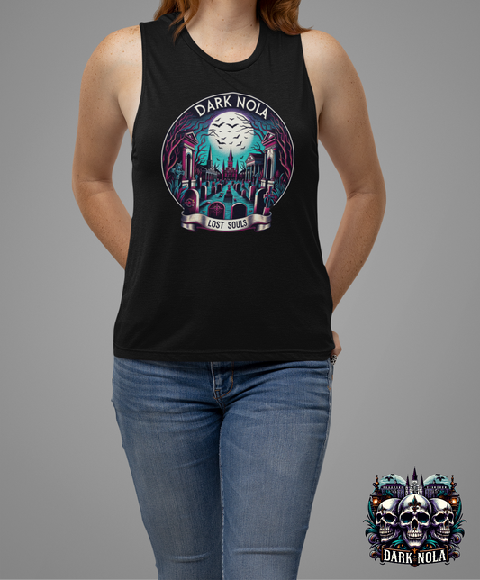 Dark Nola Lost Souls Women's Flowy Scoop Muscle Tank